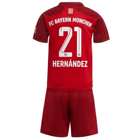 FC Bayern München Lucas Hernandez 21 Kinder Heim Trikotsatz 2021/22 Kurzarm (+ Kurze Hosen)